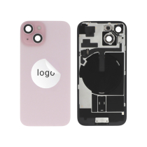 Rückglas Komplett Rosa iPhone 15 (Pulled A)