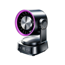 WIWU Elektronischer Schreibtischventilator (Violett)