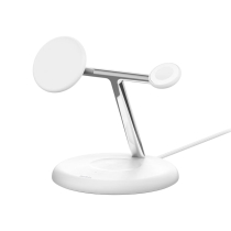 BELKIN 3-in-1 Ladestation mit Qi2 (15W) (Weiß)