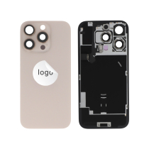 Rückglas komplett Titan Wüstensand iPhone 16 Pro (Pulled A)