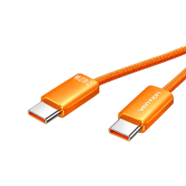 VENTION Magnetkabel USB-C auf USB-C 1m (Orange)