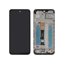 Displayeinheit Schwarz Moto G31 (mit Rahmen)