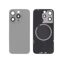 Backcover Naturtitan iPhone 15 Pro (Mit MagSafe) (Ohne Logo)