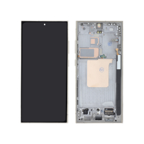 Displayeinheit Amber Titanium Galaxy S24 Ultra (S928B) (Mit Rahmen)