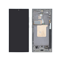 Displayeinheit Titan Schwarz Galaxy S24 Ultra (S928B) (Mit Rahmen)