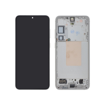 Displayeinheit Creme Galaxy S24+ (S926B) (mit Rahmen)