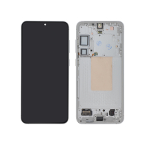 Displayeinheit Silber Galaxy S24+ (S926B) (mit Rahmen)