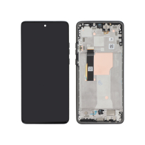 Displayeinheit Schwarz Motorola Edge 40 Neo (mit Rahmen) (ReLife)