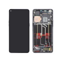 Komplettes Display Schwarz Oppo Find X5 Pro (Mit Rahmen)