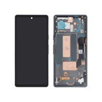 OLED Displayeinheit Schwarz Google Pixel 7a (mit Rahmen)