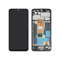 Displayeinheit Schwarz Realme C30 (mit Rahmen)