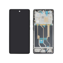Displayeinheit Schwarz Realme GT 6/GT 6T (Mit Rahmen) (Relife)