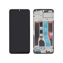 Displayeinheit Schwarz Realme Note 50 (mit Rahmen)