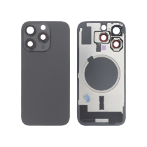 Backcover Titan Schwarz iPhone 16 Pro (Mit MagSafe) (Ohne Logo)