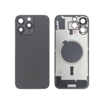 Backcover Titan Schwarz iPhone 16 Pro Max (Mit MagSafe) (Ohne Logo)