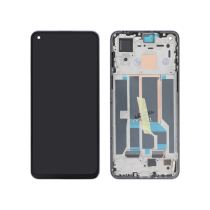 Displayeinheit schwarzes OLED OnePlus Nord 2 5G/Nord 2T (Mit Rahmen)