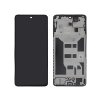 Displayeinheit Schwarz Oppo Reno12 F 4G/5G (ReLIfe) (mit Rahmen)