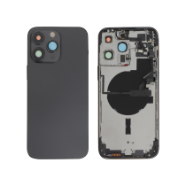 Backcover Komplettes schwarzes iPhone 14 Pro Max (mit MagSafe) (ohne Logo)
