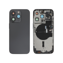 Backcover Komplett Space Schwarz iPhone 14 Pro (Mit MagSafe) (Ohne Logo)