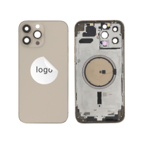 Rahmen Komplett (Hülle Rückseite Vormontiert) Gold iPhone 13 Pro Max (Pulled B)