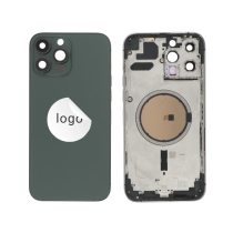 Rahmen Komplett (Hülle Rückseite Vormontiert) Grün iPhone 13 Pro Max (Pulled B)