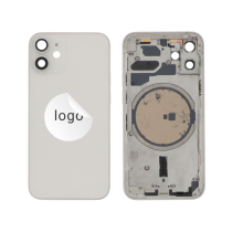 Rahmen Komplett (Hülle Rückseite Vormontiert) Weiß iPhone 12 Mini (Pulled B)