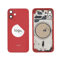 Rahmen Complet (Hülle Rückseite Vormontiert) Rot iPhone 12 Mini (Pulled A)