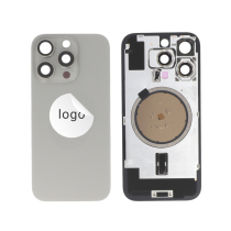 Rückglas Titan Natur iPhone 16 Pro (Pulled B)