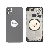 Rahmen Complet (Hülle Rückseite Vormontiert) Grau iPhone 11 Pro Max (Pulled C)
