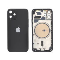 Rahmen Komplett (Hülle Rückseite Vormontiert) Schwarz iPhone 12 Mini (Pulled C)