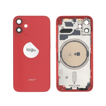 Rahmen komplett (Hülle Rückseite vormontiert) Rot iPhone 13 Mini (Pulled B)