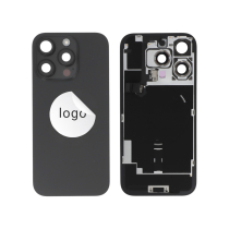 Rückglas komplett Titan Schwarz iPhone 16 Pro (Pulled A)