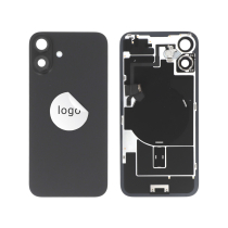 Rückglas komplett Schwarz iPhone 16 Plus (Pulled A)