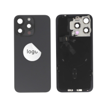 Rückglas komplett Titan Schwarz iPhone 15 Pro Max (Pulled A)