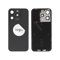 Rückglas Komplett Titan Schwarz iPhone 15 Pro (Pulled A)