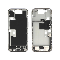 Mittelrahmen Titan Weiß iPhone 16 Pro (Mit Komponenten) (Pulled A)
