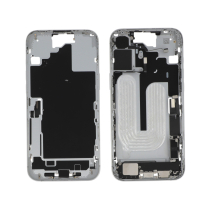 Mittelrahmen Weiß iPhone 16 Plus (Mit Komponenten) (Pulled A)
