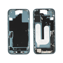 Mittelrahmen Blaugrün iPhone 16 (Mit Komponenten) (Pulled A)