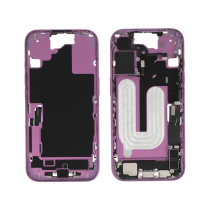 Mittelrahmen Rosa iPhone 16 (Mit Komponenten) (Pulled A)