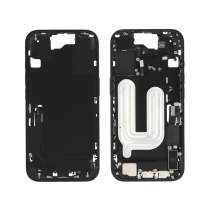 Mittelrahmen Schwarz iPhone 16 (Mit Komponenten) (Pulled A)