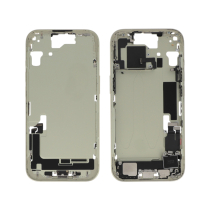 Mittelrahmen Gelb iPhone 15 (Mit Komponenten) (Pulled A)