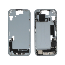 Mittelrahmen Blau iPhone 15 (Mit Komponenten) (Pulled A)