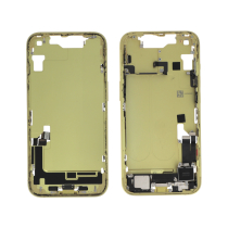 Mittelrahmen Gelb iPhone 14 (Mit Komponenten) (Pulled A)