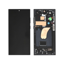 Komplettes Display Graphit Galaxy S23 Ultra (S918) (Soft OLED)