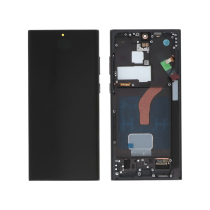 Komplettes Display Schwarz Galaxy S22 Ultra (S908) (Soft OLED)