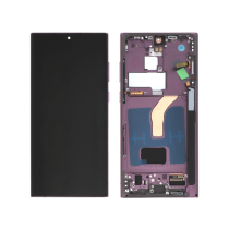 Komplettes Display Bordeaux Galaxy S22 Ultra (S908) (Soft OLED)