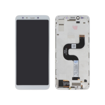 Displayeinheit Weiß Xiaomi Mi A2 (mit Rahmen)