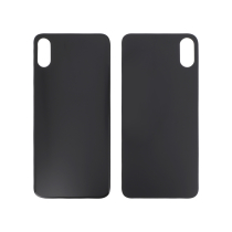 Backcover Grau Space iPhone X (Großes Loch) (Ohne Logo)
