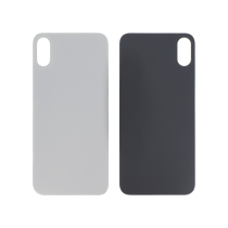 Backcover Silber iPhone X (Großes Loch) (Ohne Logo)