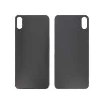 Backcover Grau Space iPhone XS Max (Großes Loch) (Ohne Logo)